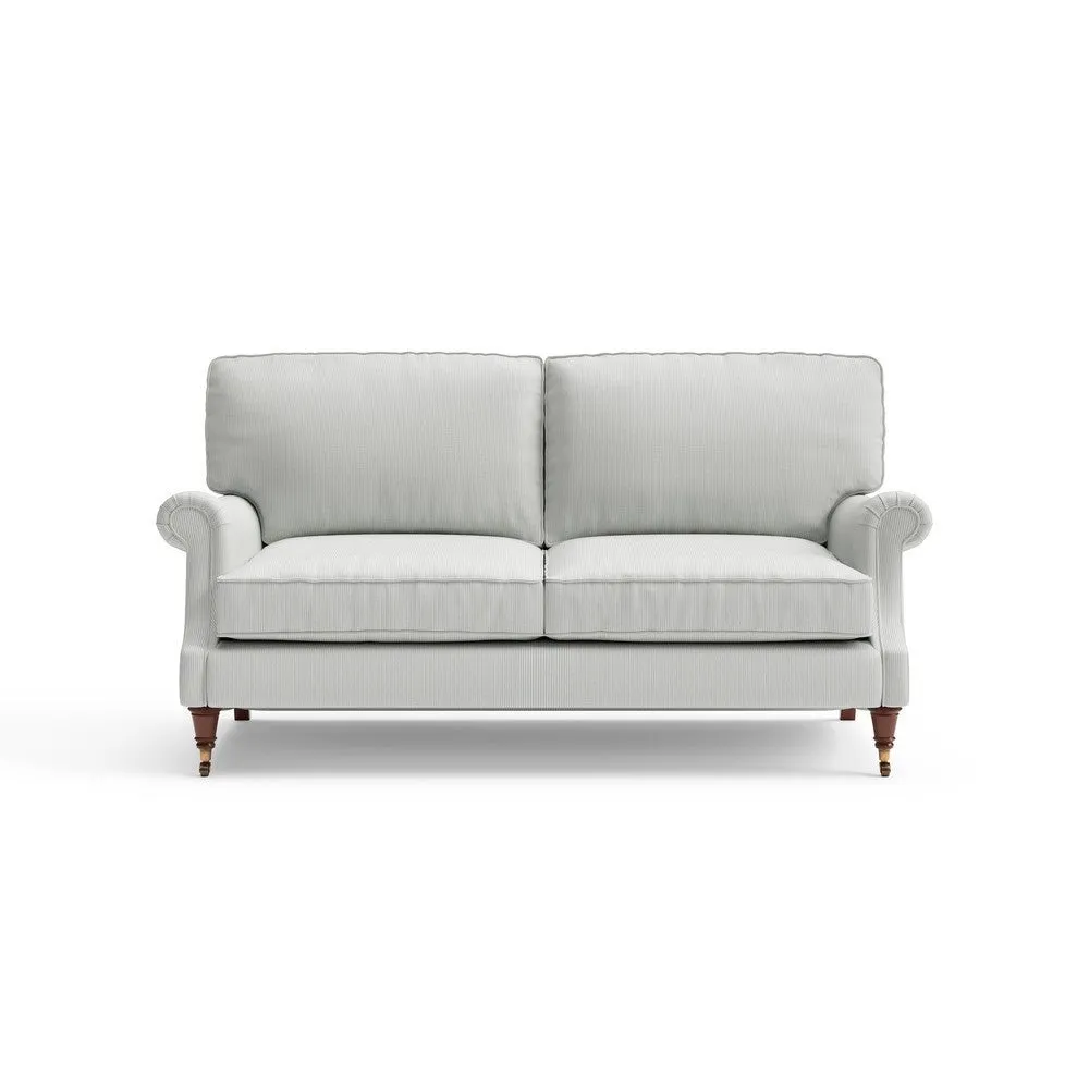 3-Seater High Back Sofa - Duck Egg, Broadway Stripe image