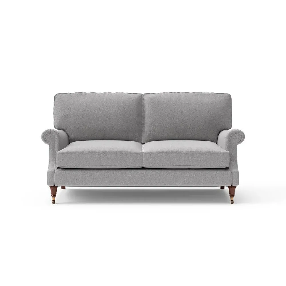 3-Seater High Back Sofa - Grey Marl, Rustic Weave image