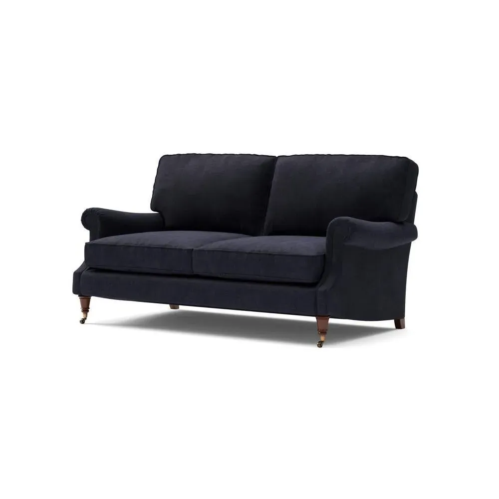 3-Seater High Back Sofa - Ink, Eco Chenille