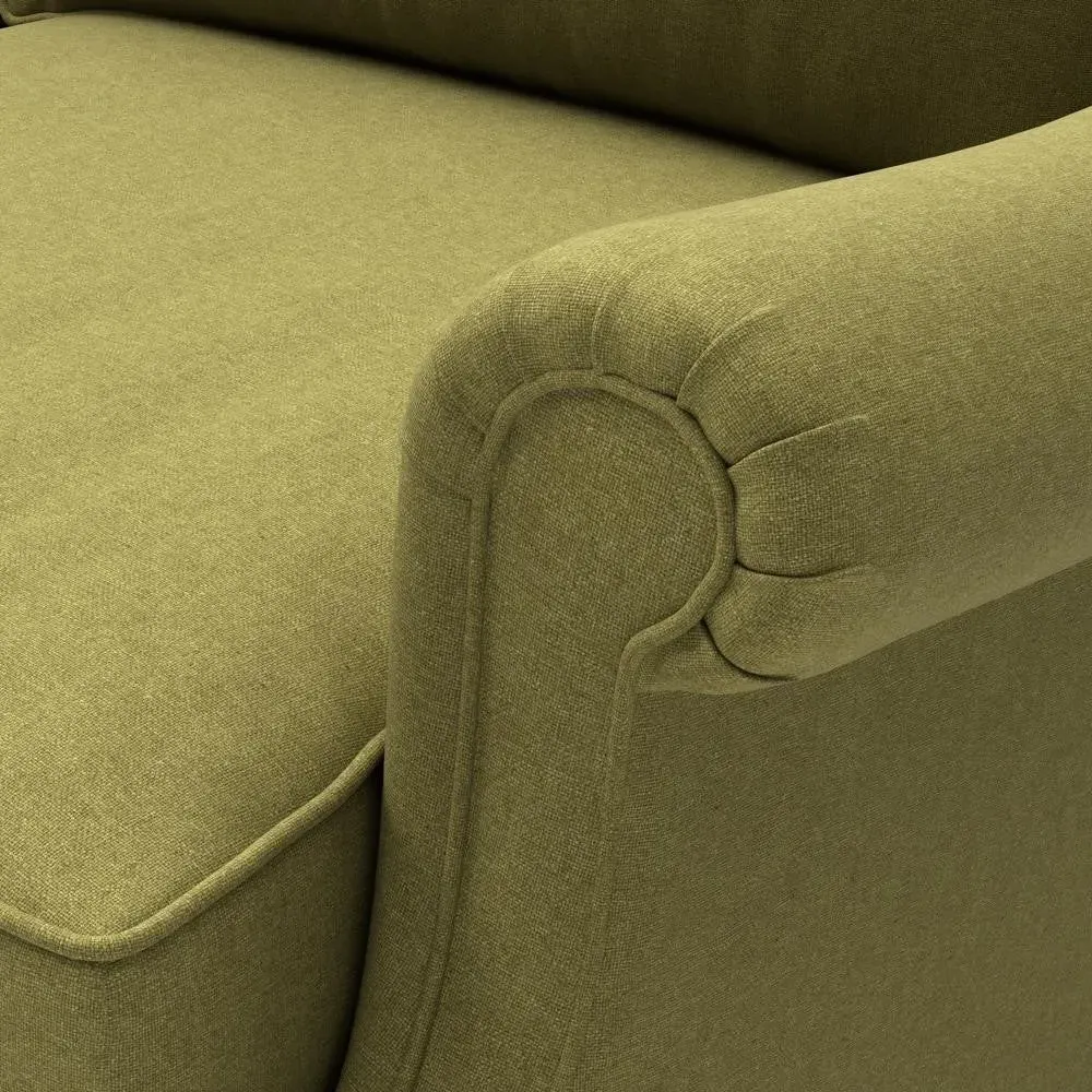 3-Seater Sofa - Apple Green, House Linen Mix