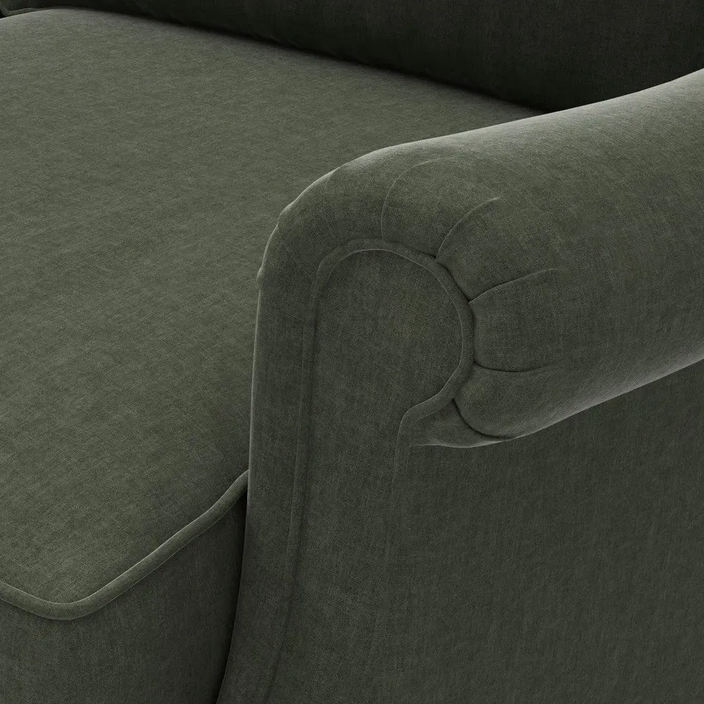 3-Seater Sofa - Moss, Eco Chenille