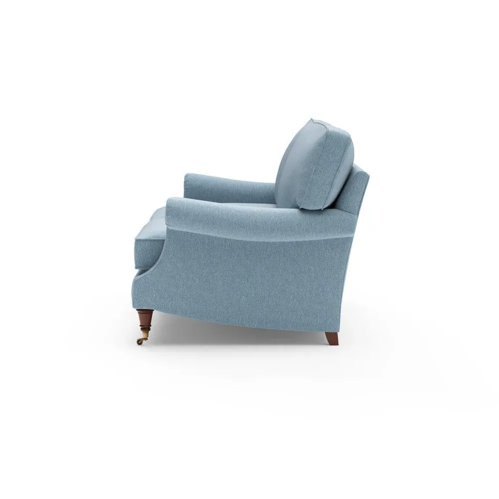 3-Seater Sofa - Teal, Rustic Weave