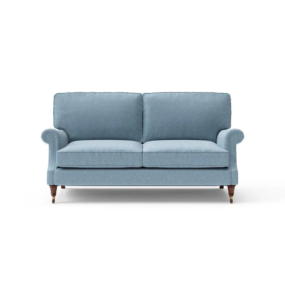 3-Seater Sofa - Teal, Rustic Weave