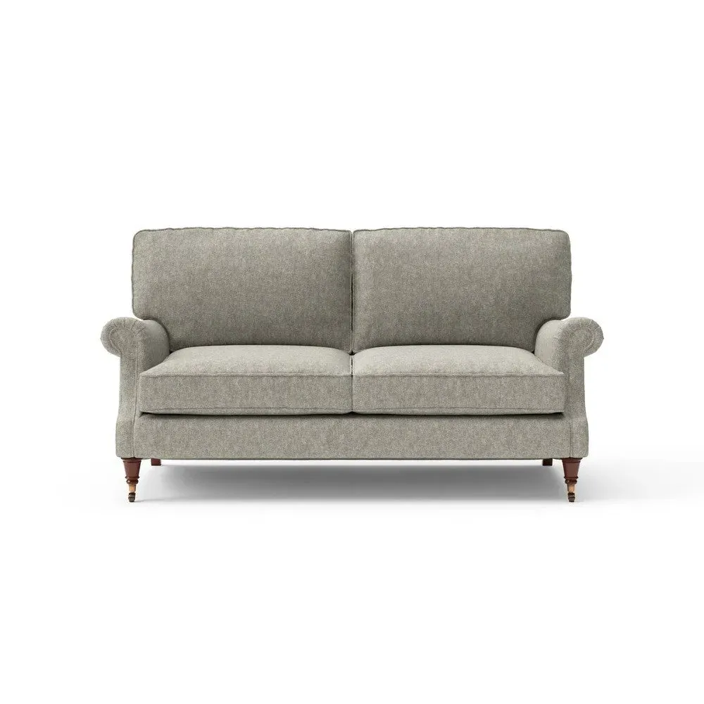 3-Seater Sofa with High Back - Green, Aquaclean Oxford image
