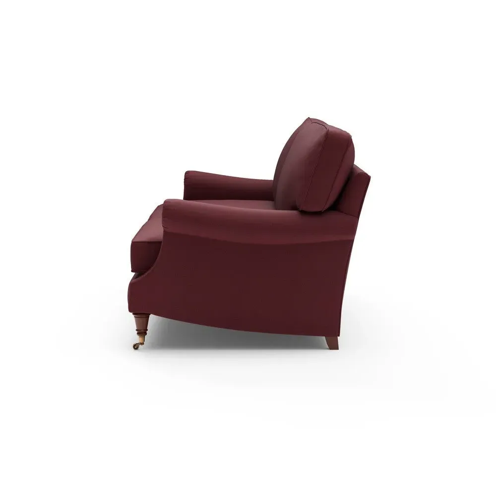 The Cotswold Company 4-Seater Sofa High Back - Rosehip, Linen Mix, image 7