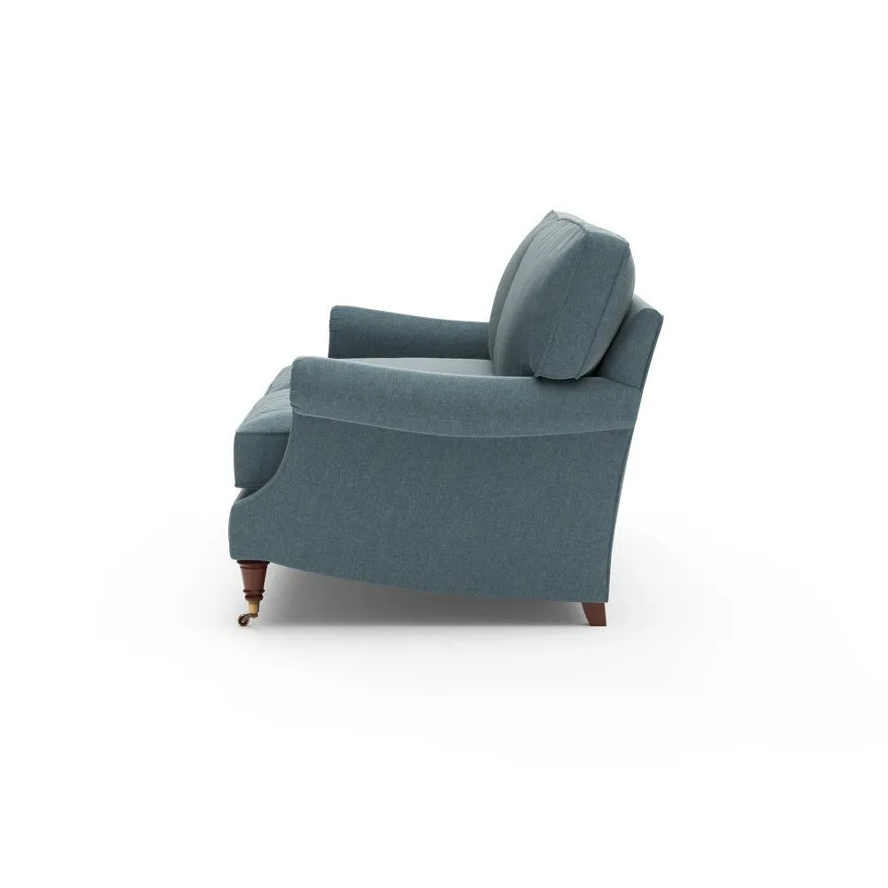 4-Seater Sofa - Teal, Eco Chenille