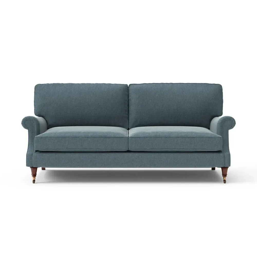 4-Seater Sofa - Teal, Eco Chenille