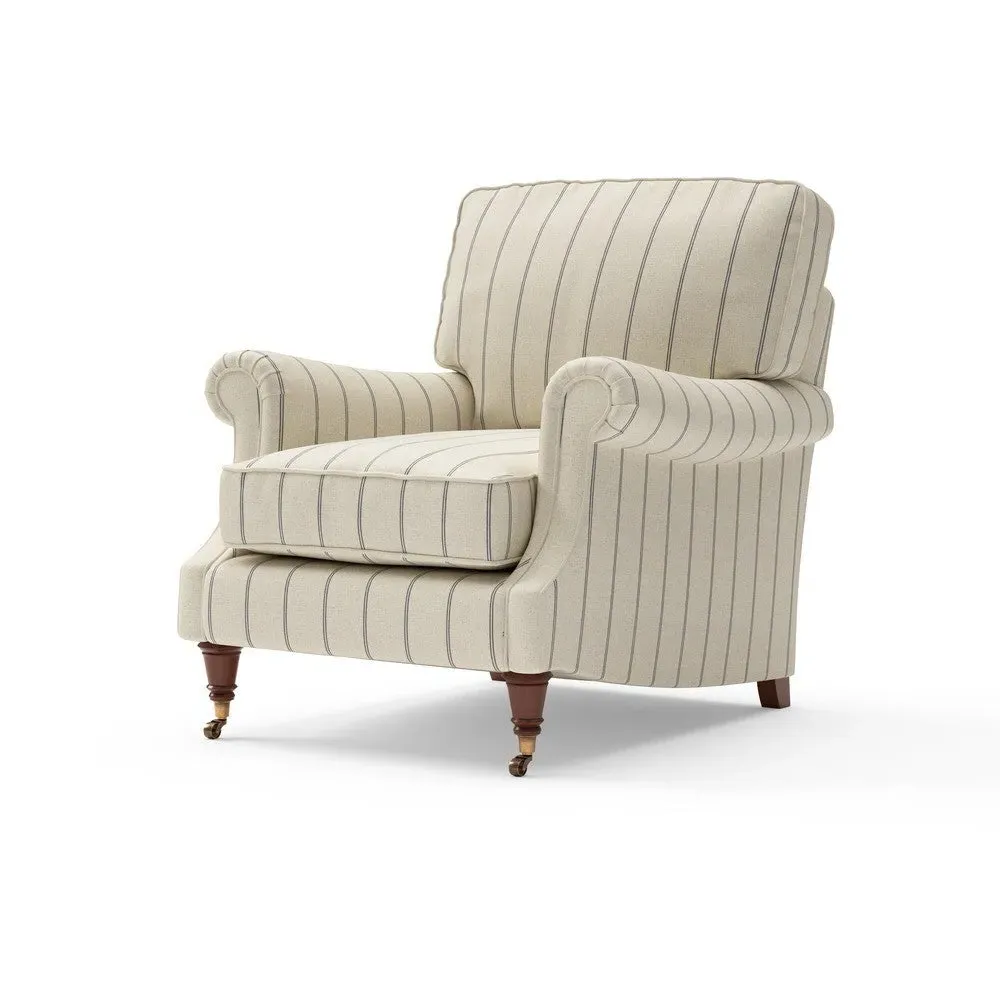 High Back Armchair - Dark Grey