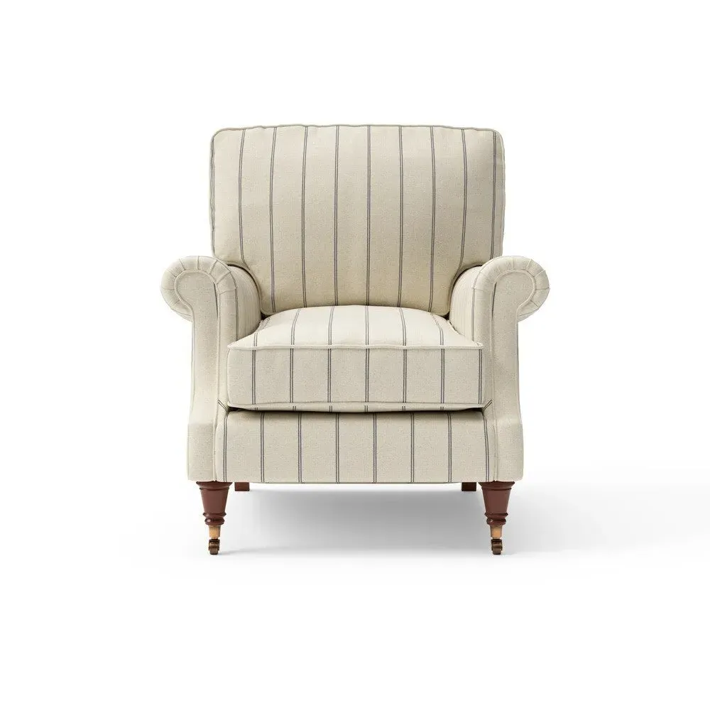 High Back Armchair - Dark Grey