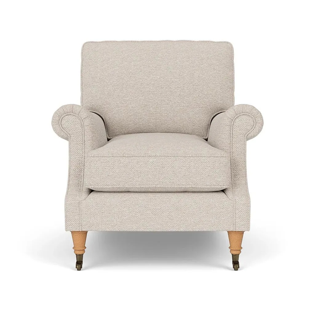 Taylor High Back Armchair - Natural, House Weave alternate view