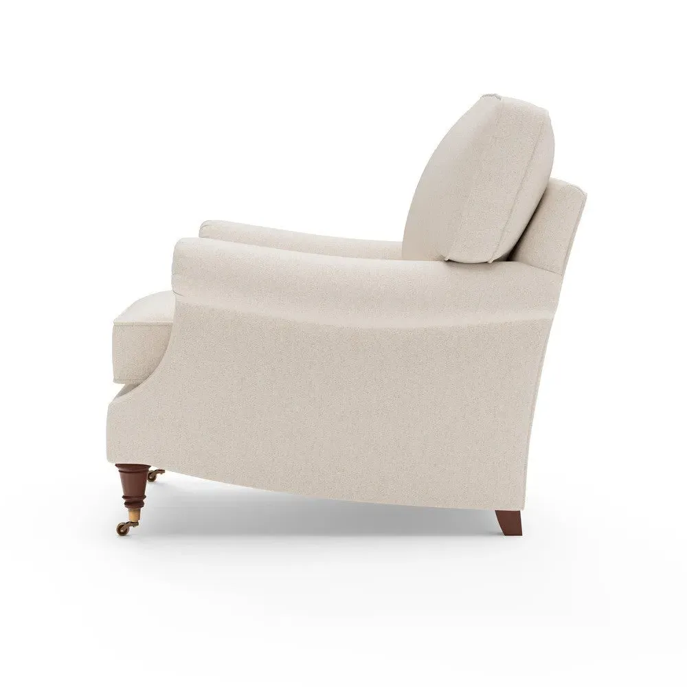 Taylor High Back Armchair - Natural, Rustic Weave by The Cotswold Company, image 7