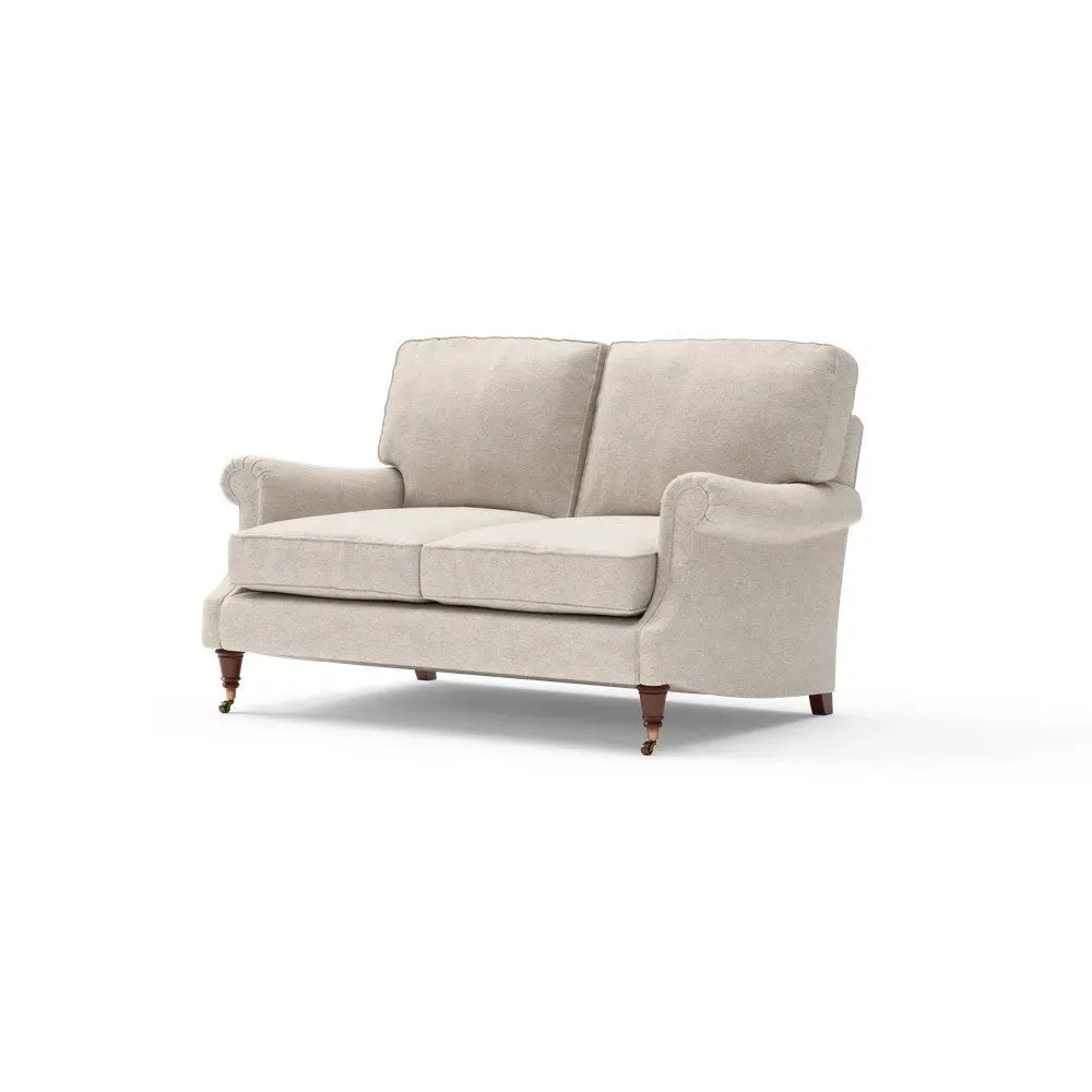 Large 2-Seater High Back Sofa - Natural, House Weave