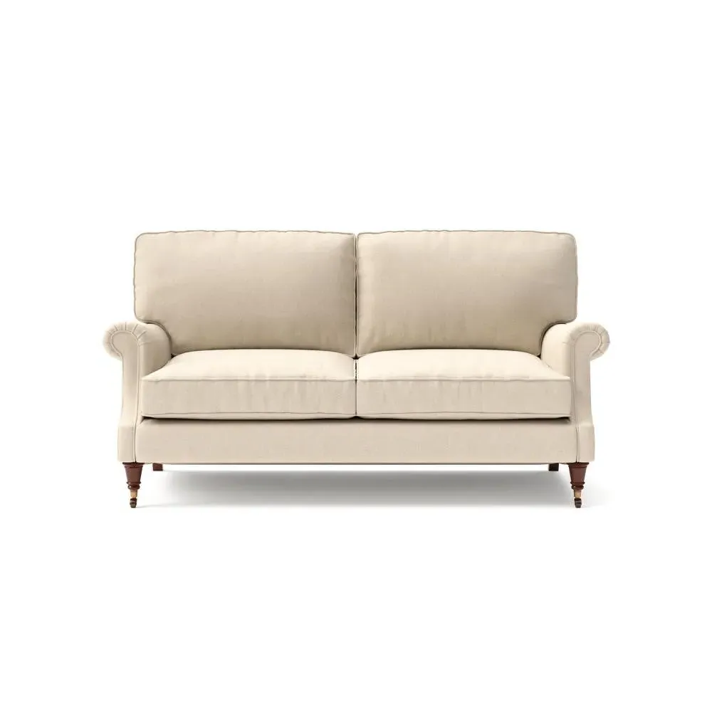 Taylor 3-Seater High Back Sofa - Lily White, House Linen Mix image