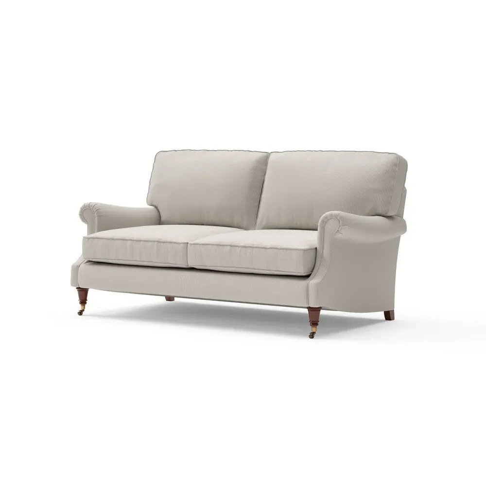 Taylor 3-Seater High Back Sofa - Natural, Broadway Stripe