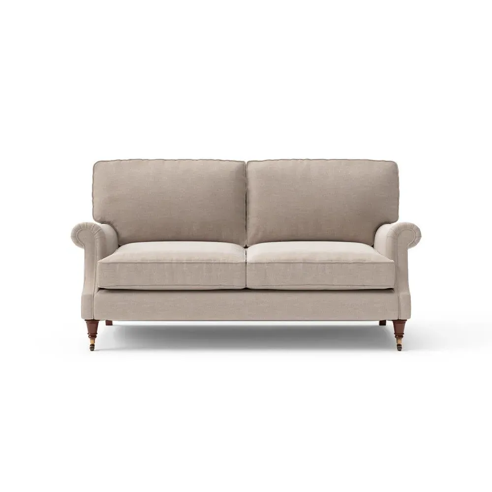 Taylor 3-Seater High Back Sofa - Natural, Eco Chenille