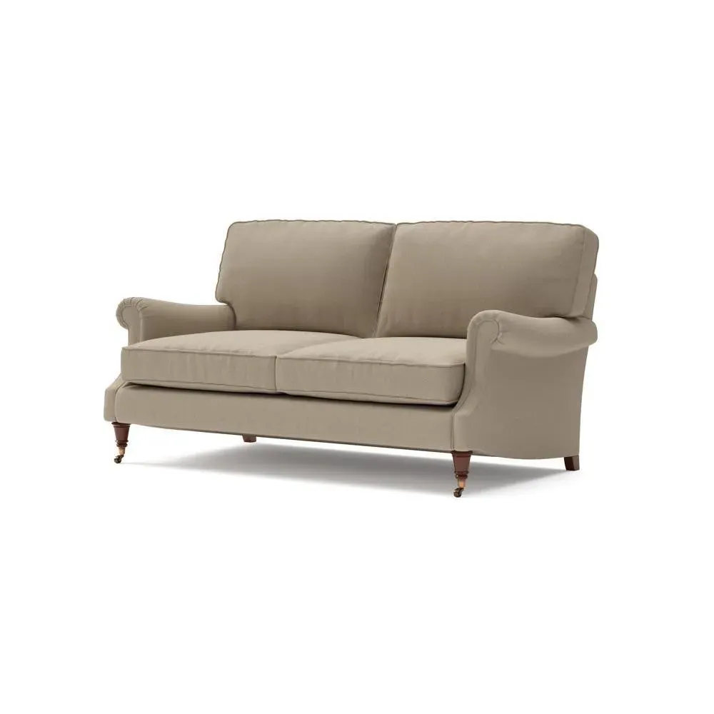Taylor 3-Seater High Back Sofa - Natural, House Linen Mix