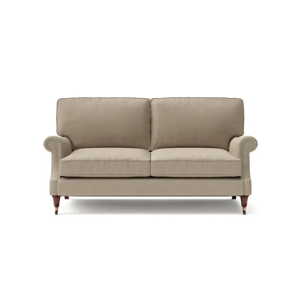 Taylor 3-Seater High Back Sofa - Natural, House Linen Mix