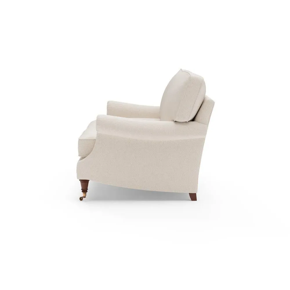Taylor High Back 3-Seater Sofa - Natural, Rustic Weave by The Cotswold Company, image 7