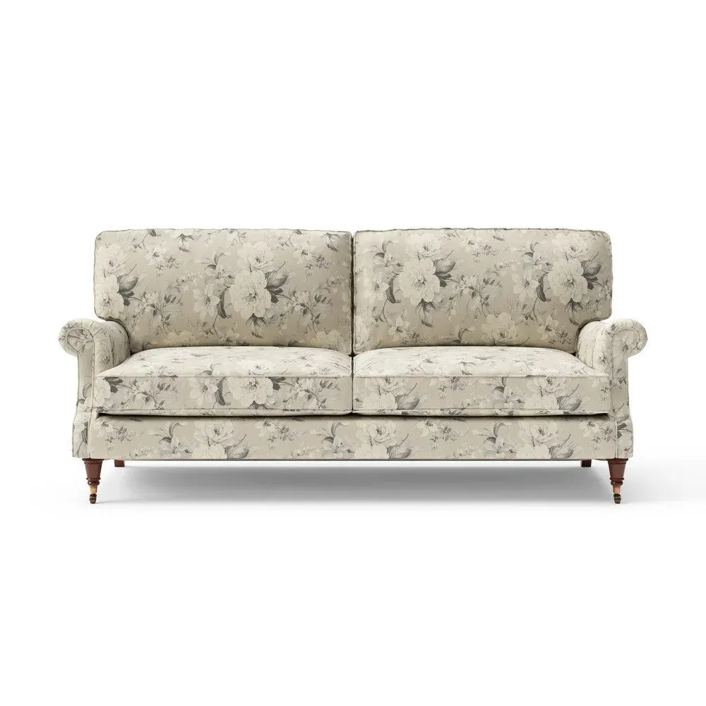 Taylor High Back 4-Seater Sofa - Clay, Broadway Floral