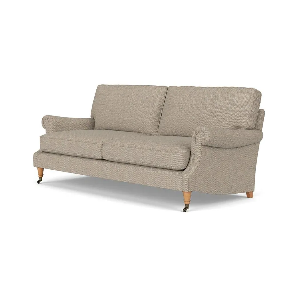 Taylor High Back 4-Seater Sofa - Natural
