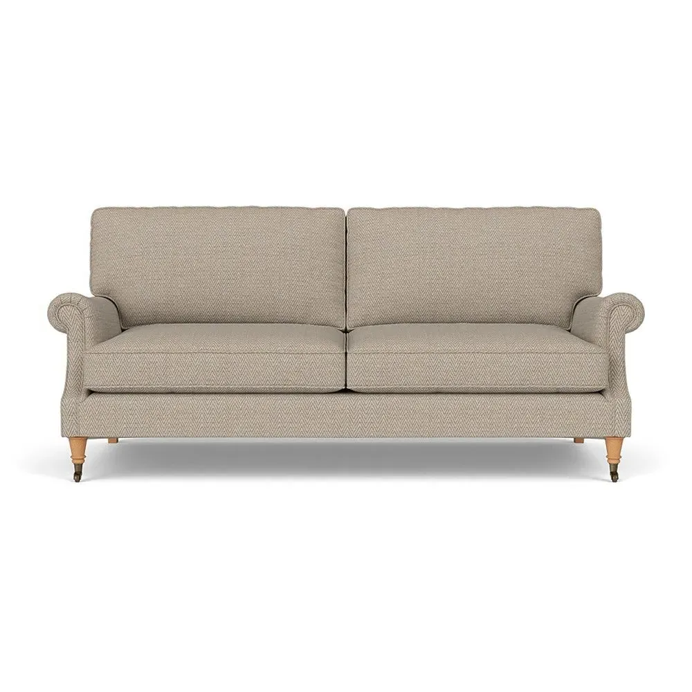 Taylor High Back 4-Seater Sofa - Natural image
