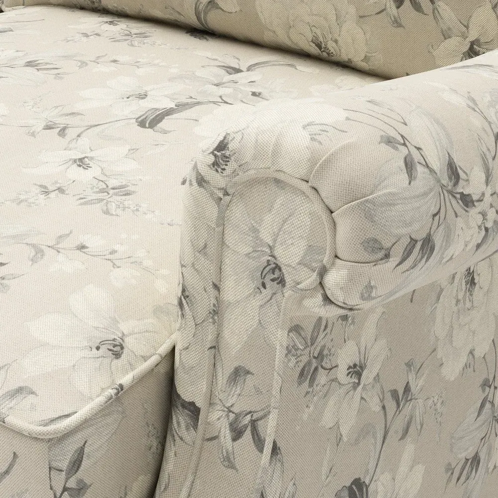 Taylor High Back Armchair - Clay, Broadway Floral