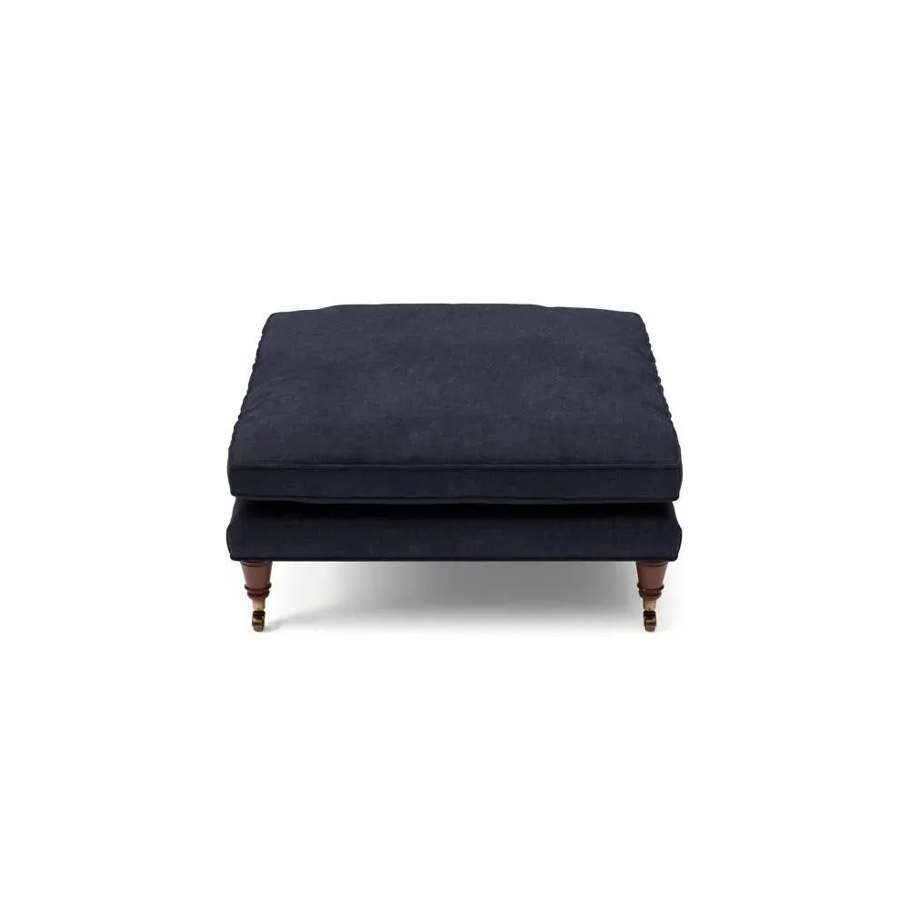 Foot Stool - Ink, Eco Chenille