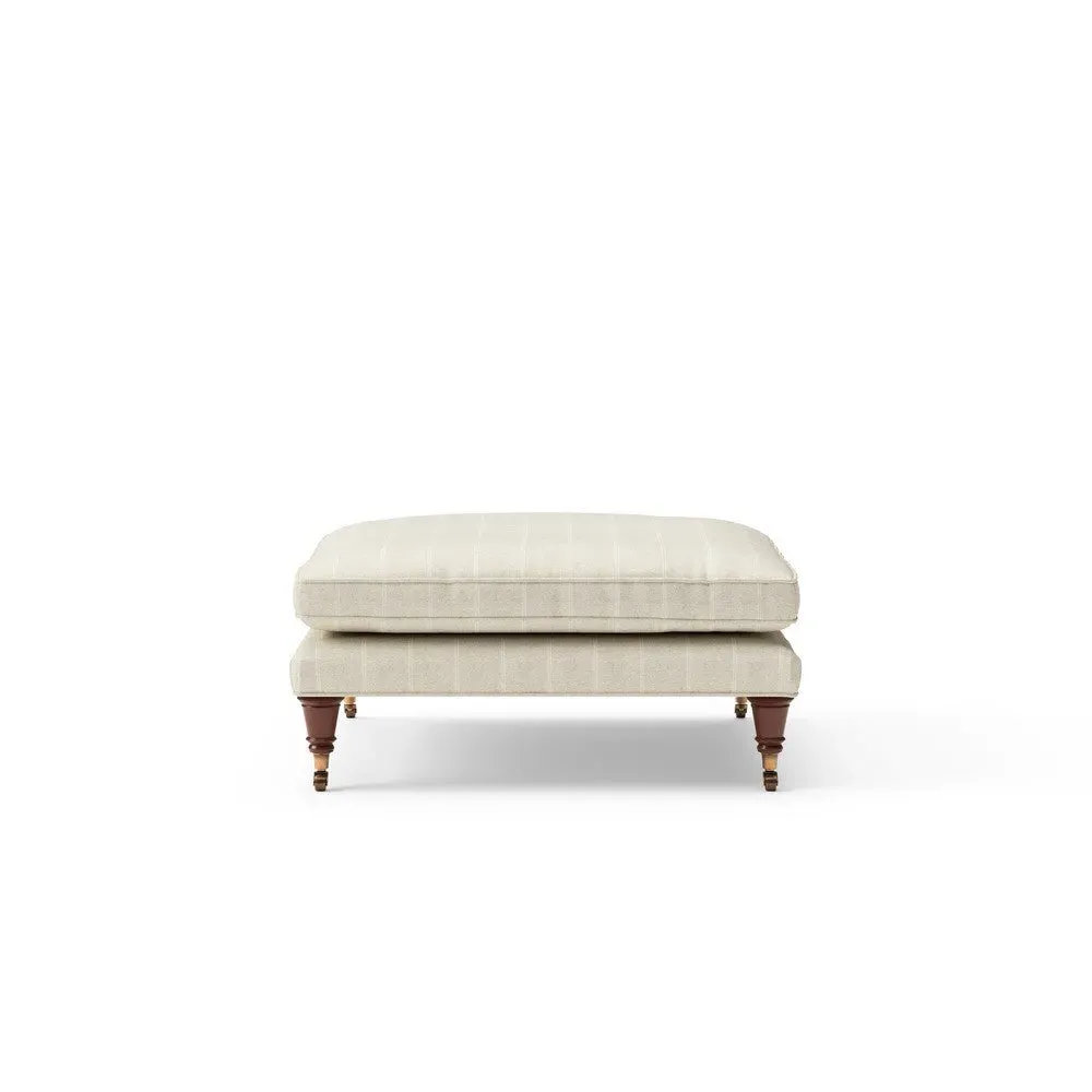 Foot Stool - Natural, Compton Stripe