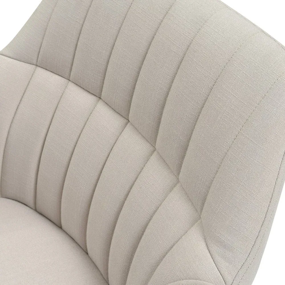 Arlebrook Office Armchair - Grey, Stone Linen