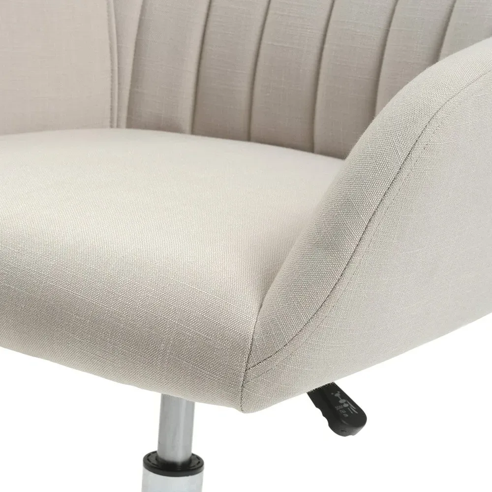 Arlebrook Office Armchair - Grey, Stone Linen