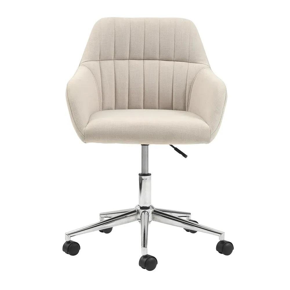 Arlebrook Office Armchair - Grey, Stone Linen