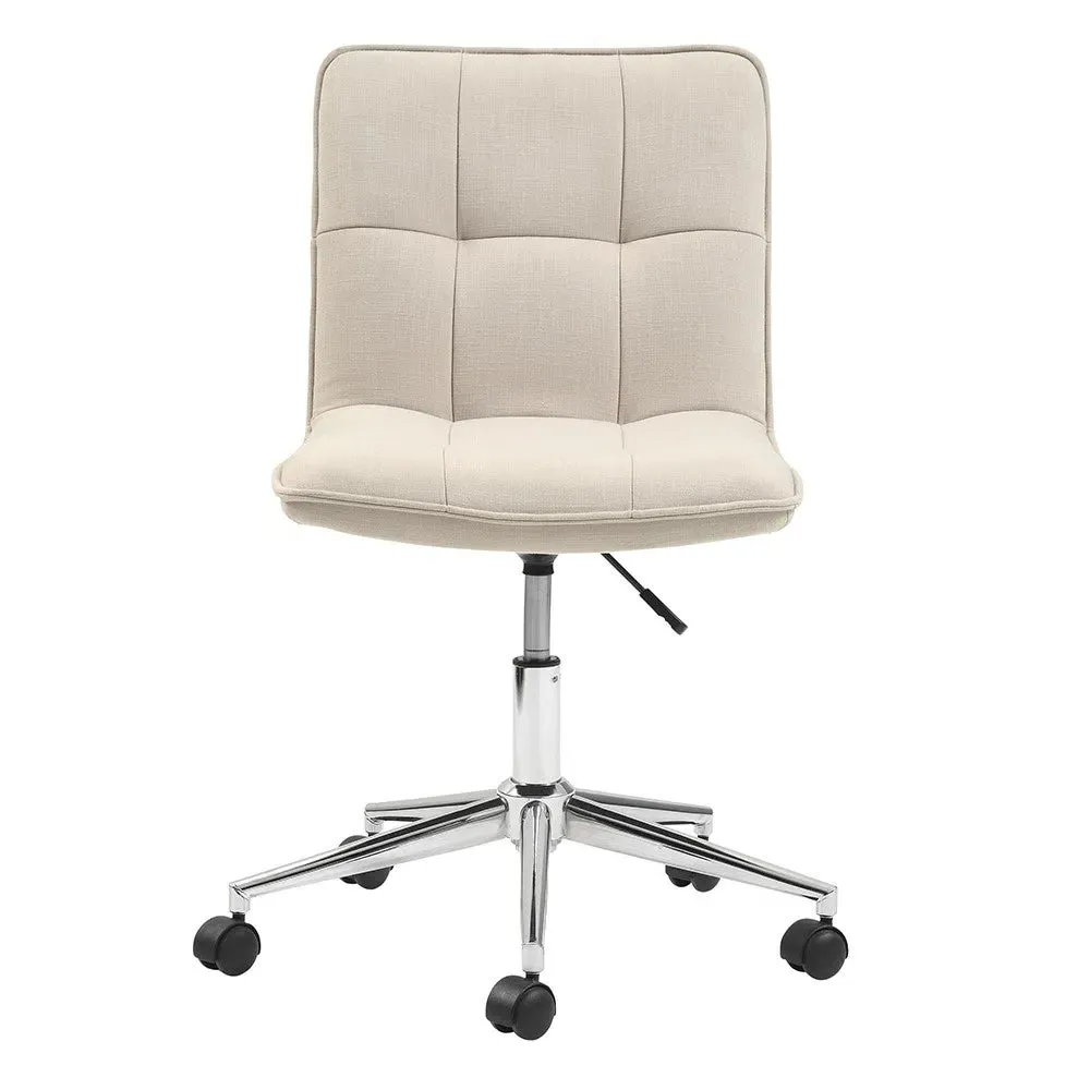 Ashton Office Chair - Grey, Stone Linen