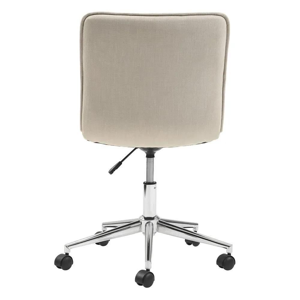 Ashton Office Chair - Grey, Stone Linen