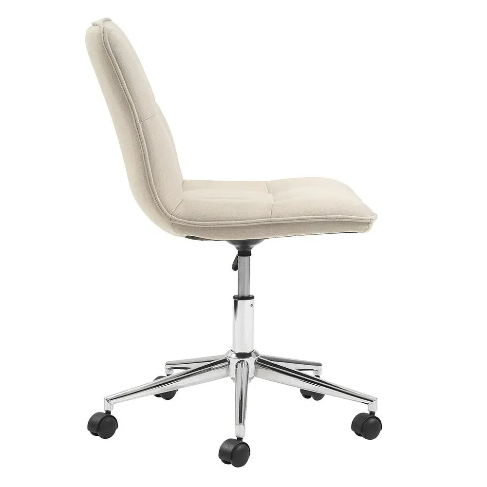 Ashton Office Chair - Grey, Stone Linen