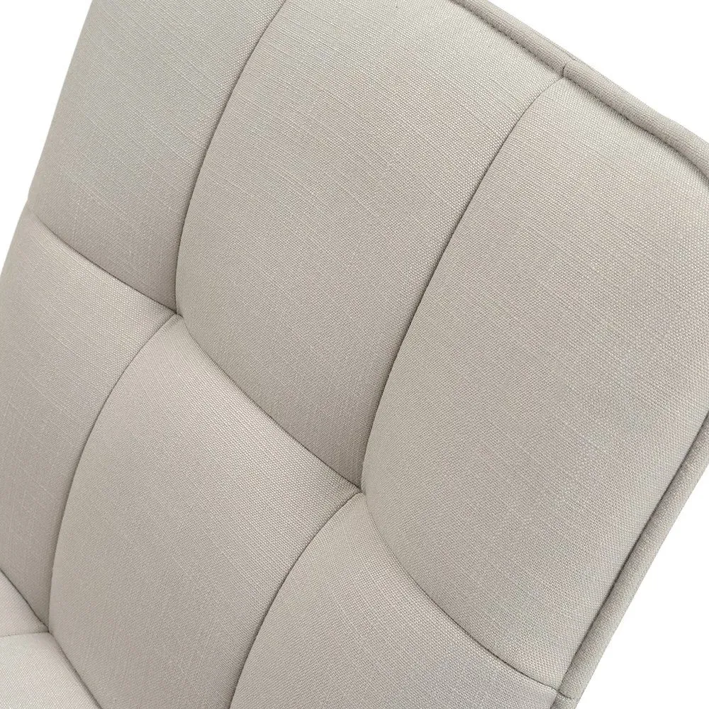 Ashton Office Chair - Grey, Stone Linen