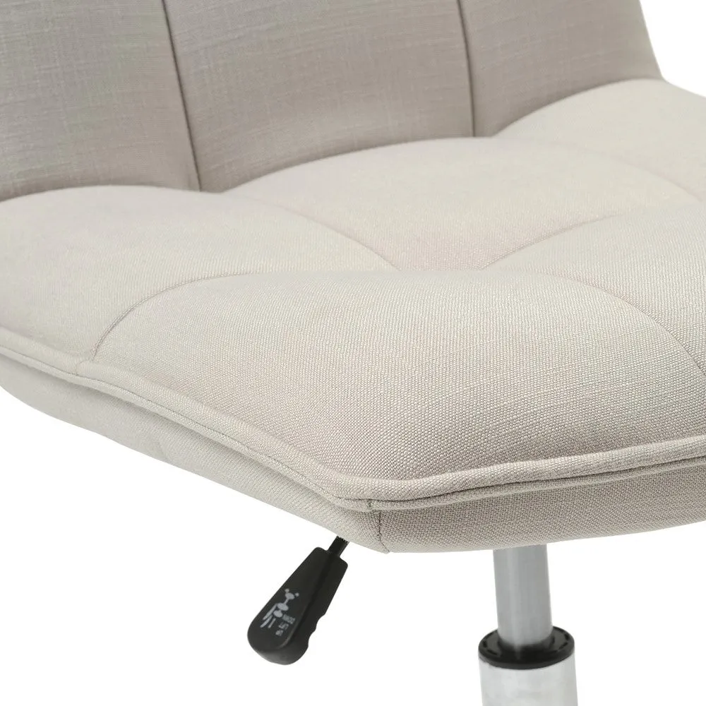 Ashton Office Chair - Grey, Stone Linen