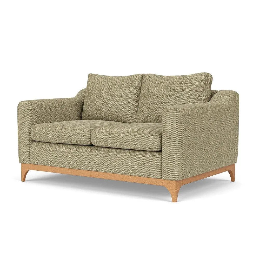 2-Seater Sofa - Apple, Herringbone Weave