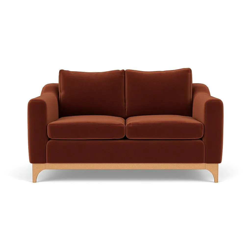 2-Seater Sofa - Brick, Matt Velvet image