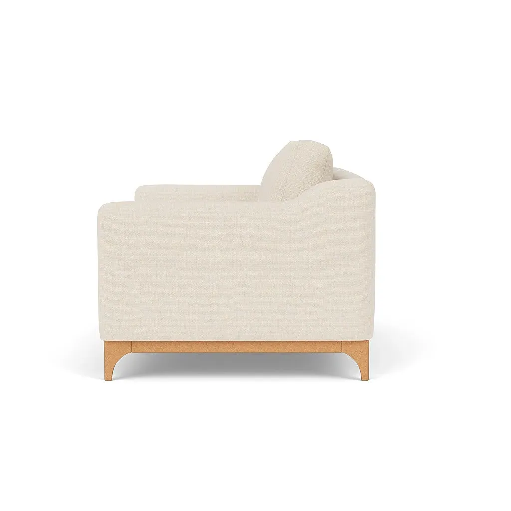 2-Seater Sofa - Cream, House Weave