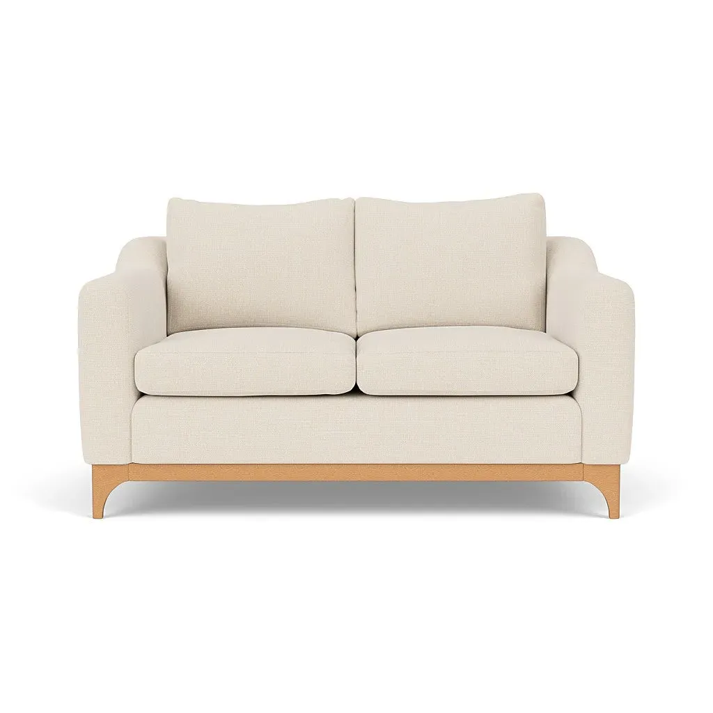 2-Seater Sofa - Cream, House Weave image