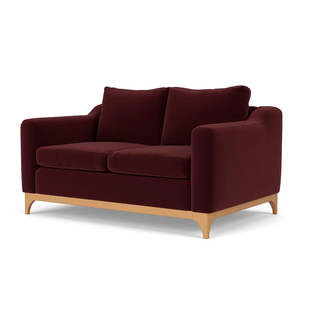2-Seater Sofa - Dark Rosehip, Matt Velvet