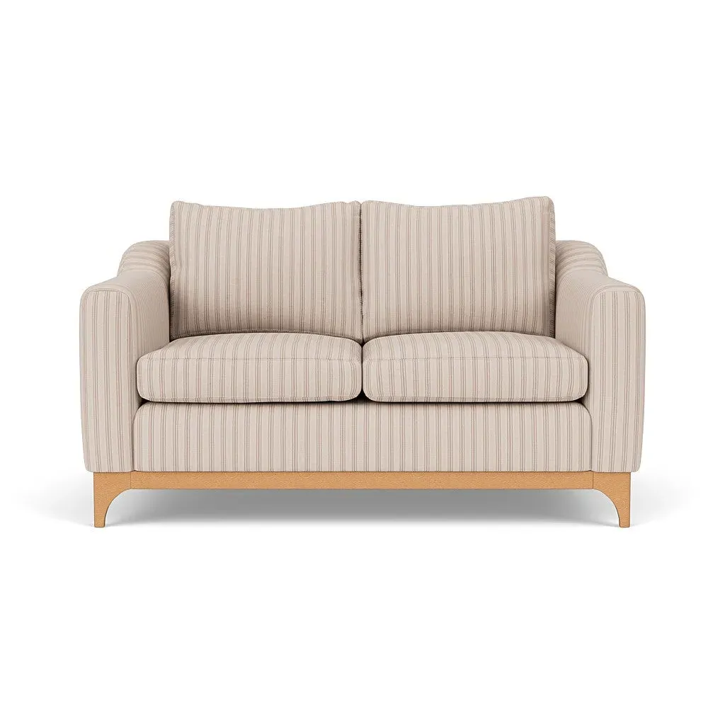 2-Seater Sofa - Flax, Kingham Stripe image