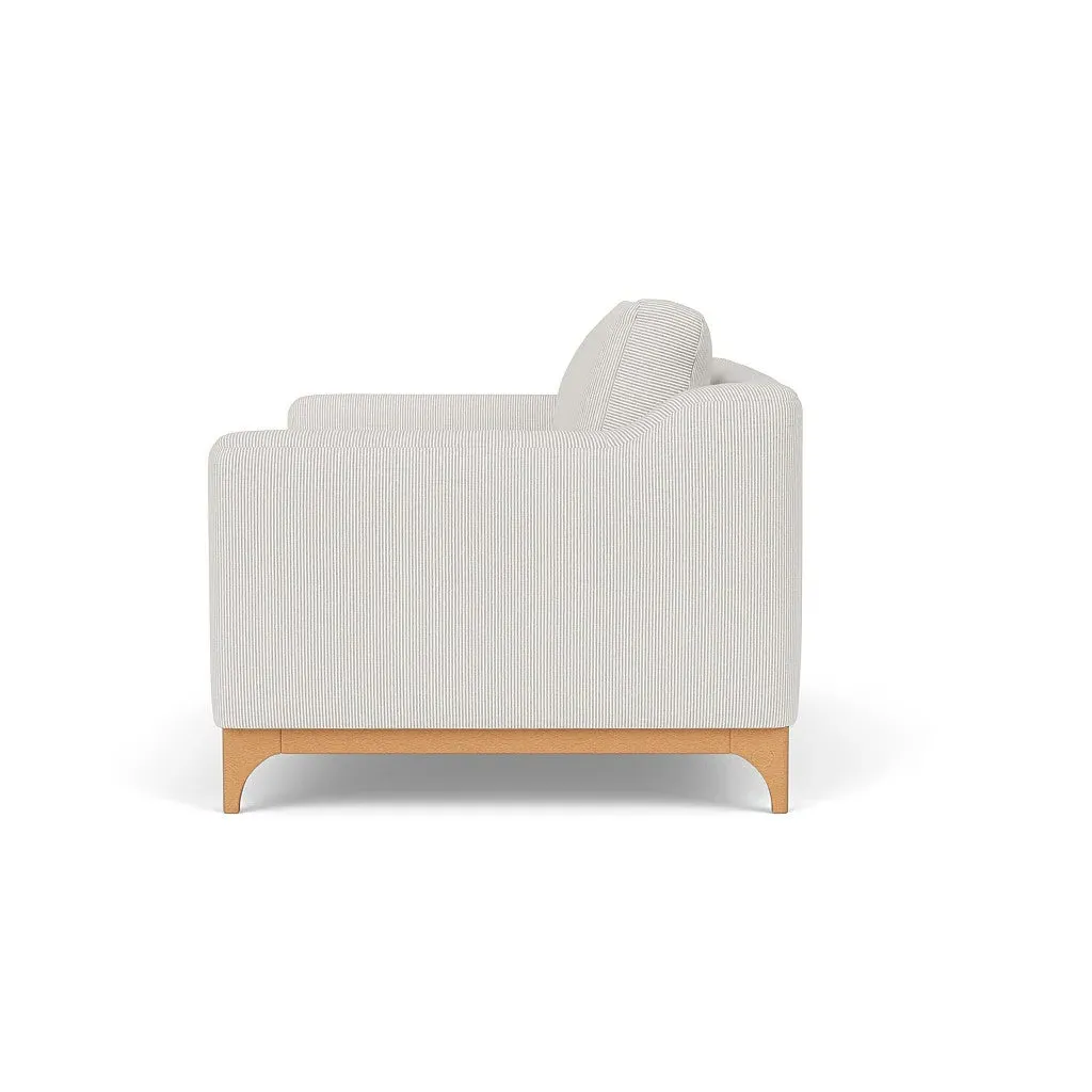 2-Seater Sofa - Grey, Broadway Stripe