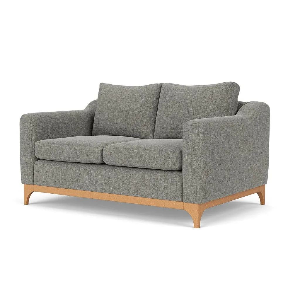 2-Seater Sofa - Grey Marl, Rustic Weave