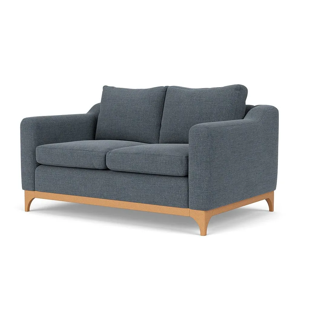 2-Seater Sofa - Indigo, Rustic Weave