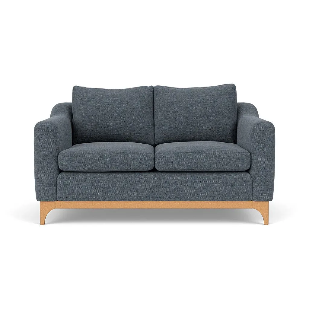 2-Seater Sofa - Indigo, Rustic Weave
