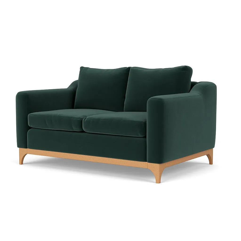 2-Seater Sofa - Lake, Matt Velvet
