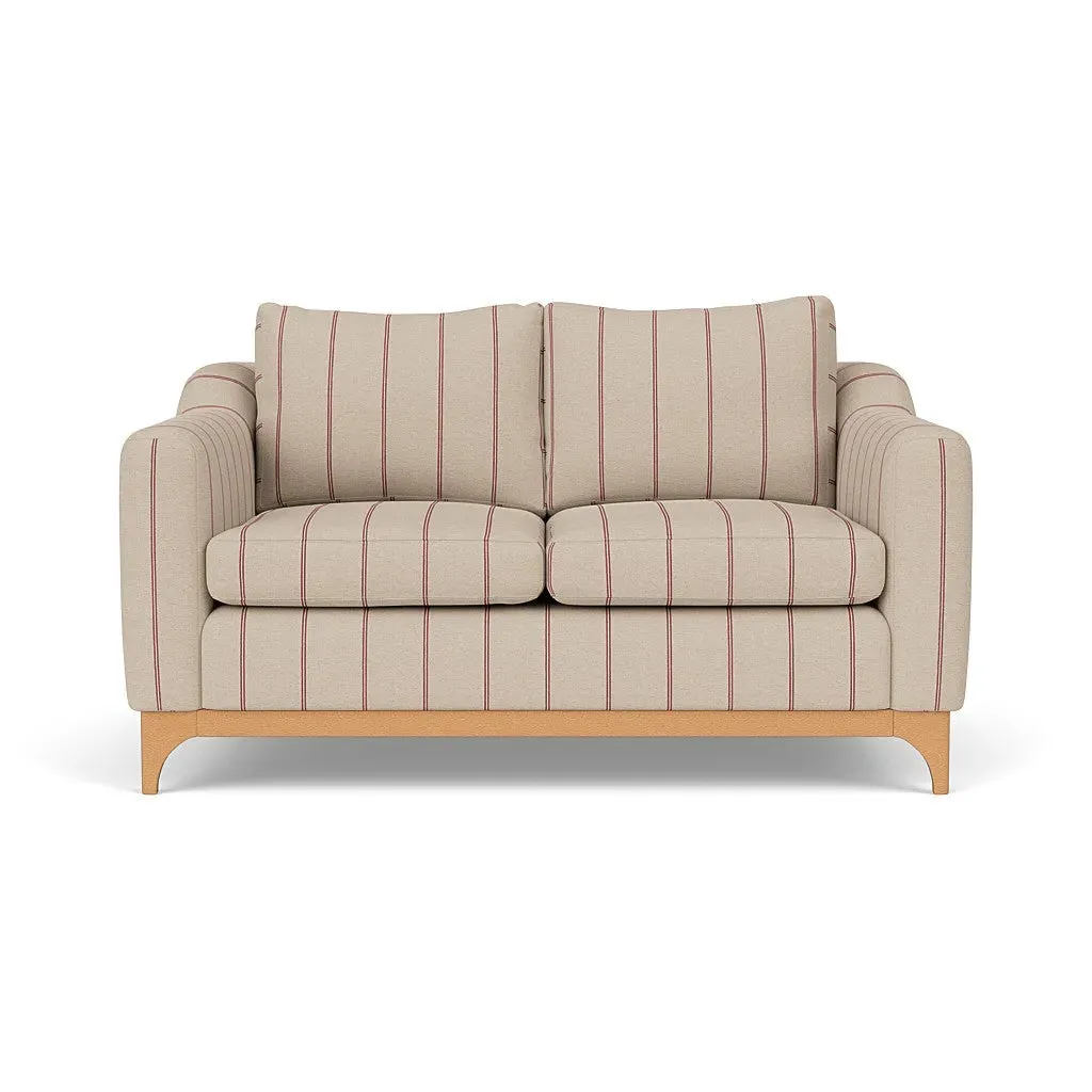 2-Seater Sofa - Raspberry, Compton Stripe image