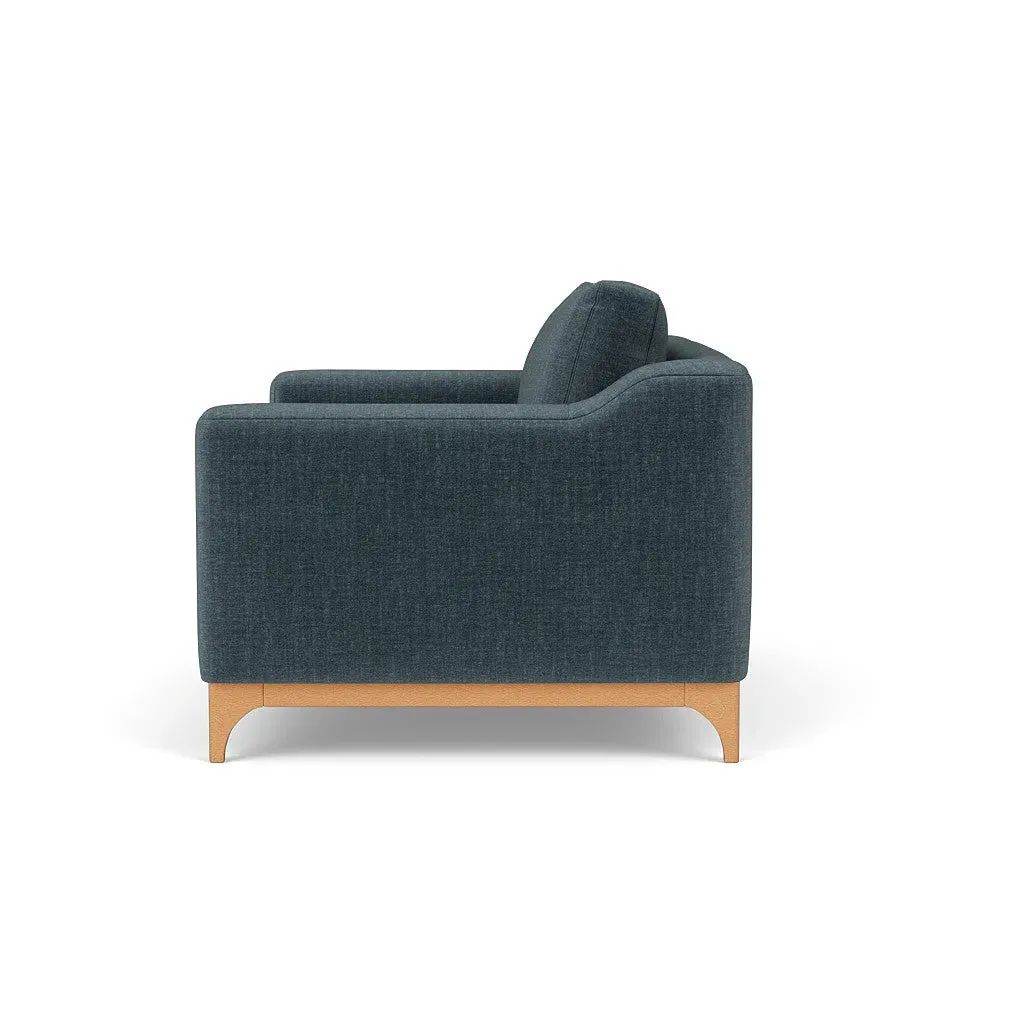 2-Seater Sofa - Teal, Eco Chenille