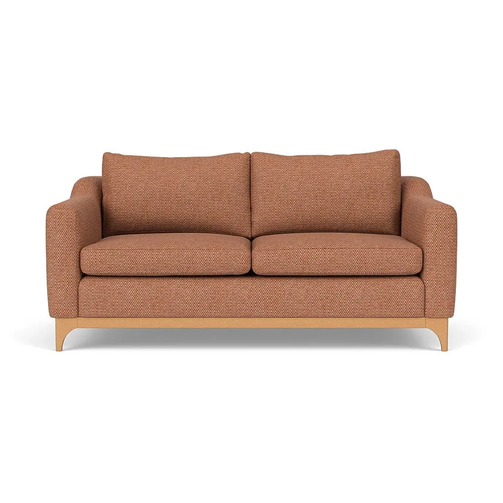 3-Seater Sofa - Brick, Herringbone Weave